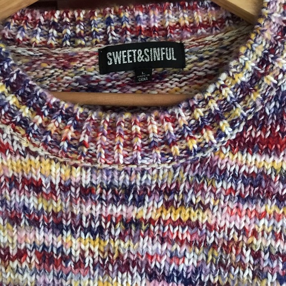 Sweet Sinful Multicolored Sweater 